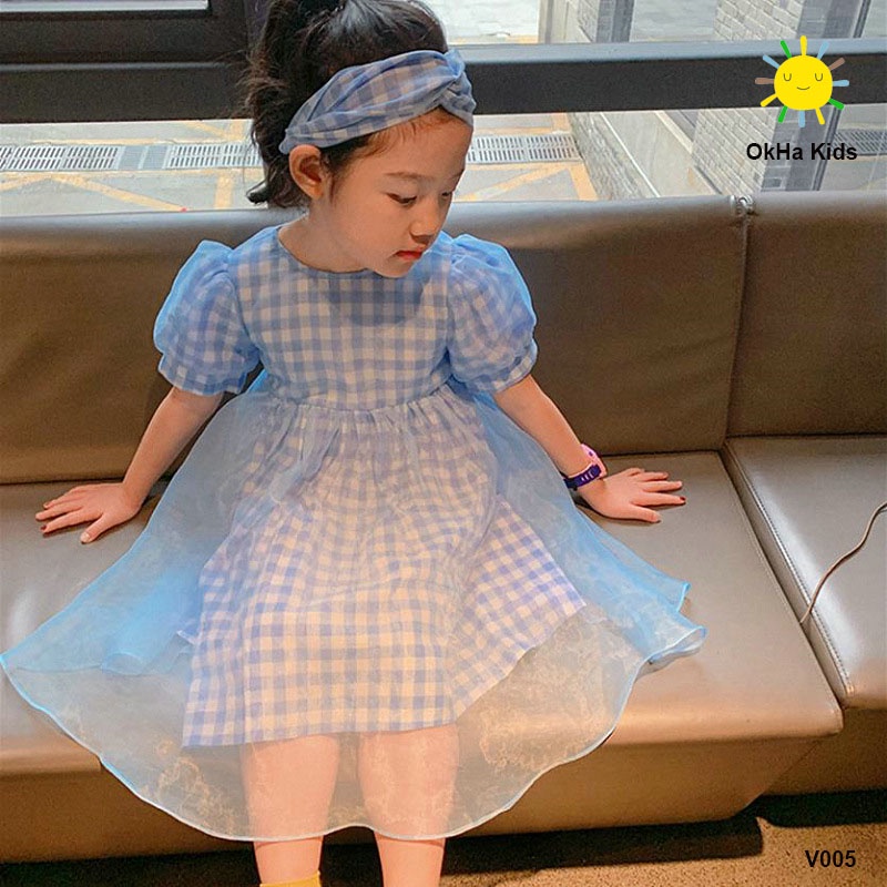 Váy 2 lớp bé gái - váy dự tiệc cho bé gái từ 11-23kg ohha kids