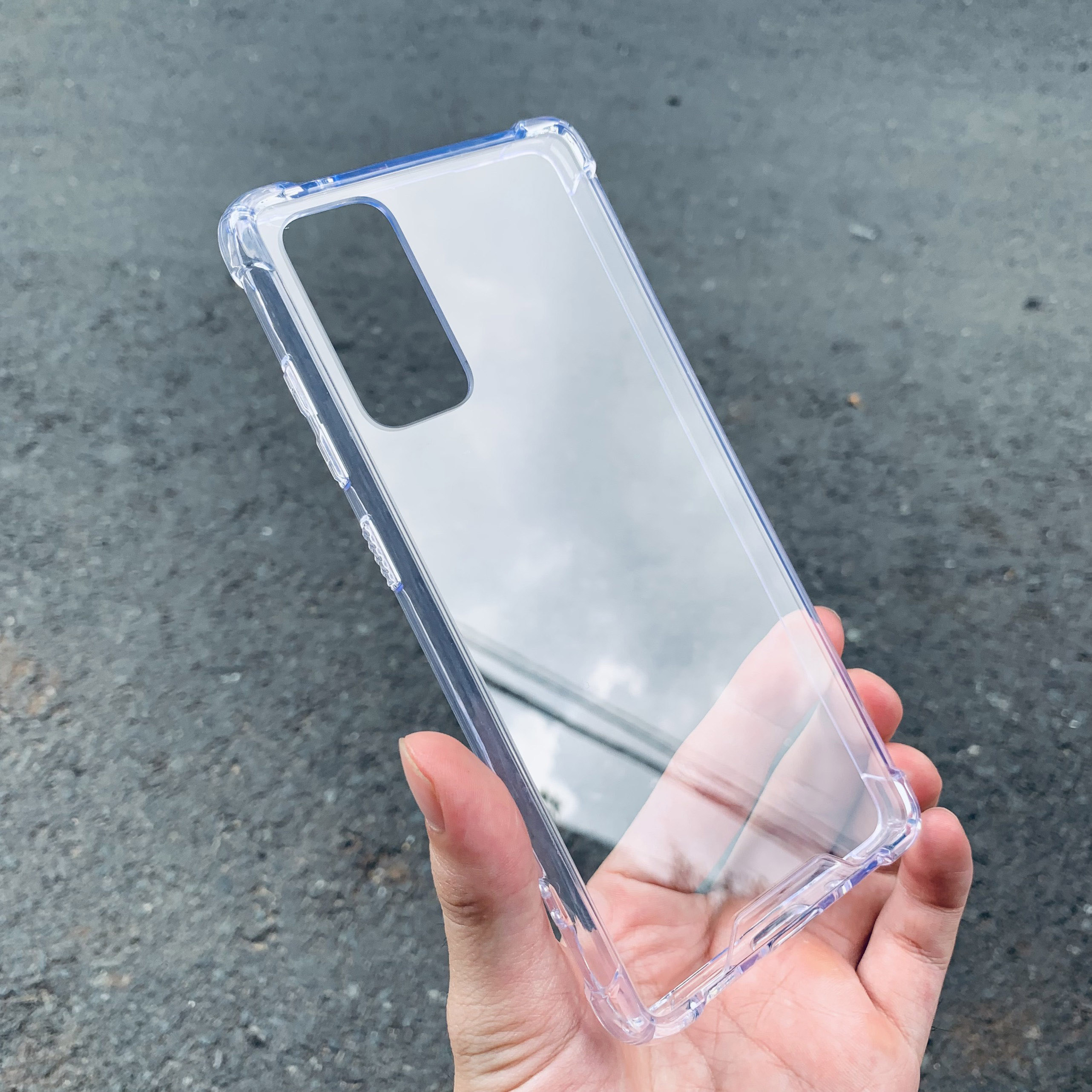 Ốp lưng samsung s20 fe chống sốc clear color ver 3