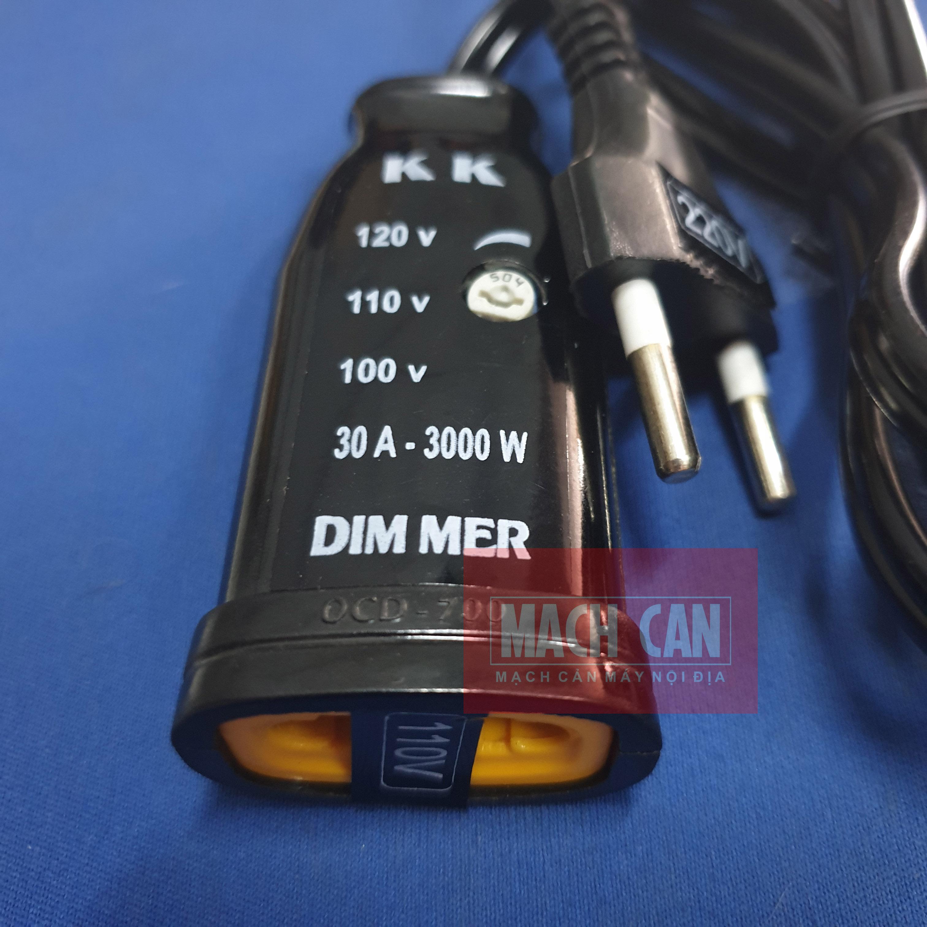 Dây đổi nguồn 3000w - chuyển điện 220v ra 110v 100v 120v - mạch cản dây ổ cắm giảm áp cho hàng nhật mỹ nội địa
