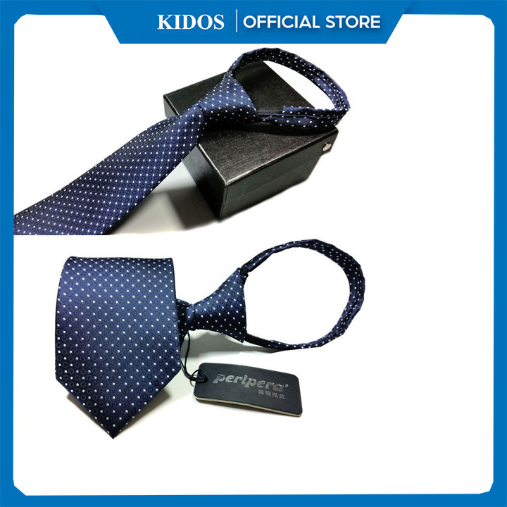 Cà vạt nam tính cao cấp kiểu thắt sẵn, Cavat thắt sẵn chất Lụa Bản Nhỏ 8cm kiểu dáng Hàn Quốc trang trọng trẻ trung - Cavat Nam Công Sở, Cà vạt học sinh, Cavat sinh viên, cà vạt kỷ yếu