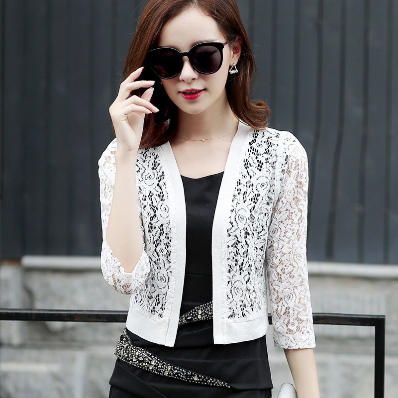 Áo khoác ren lửng