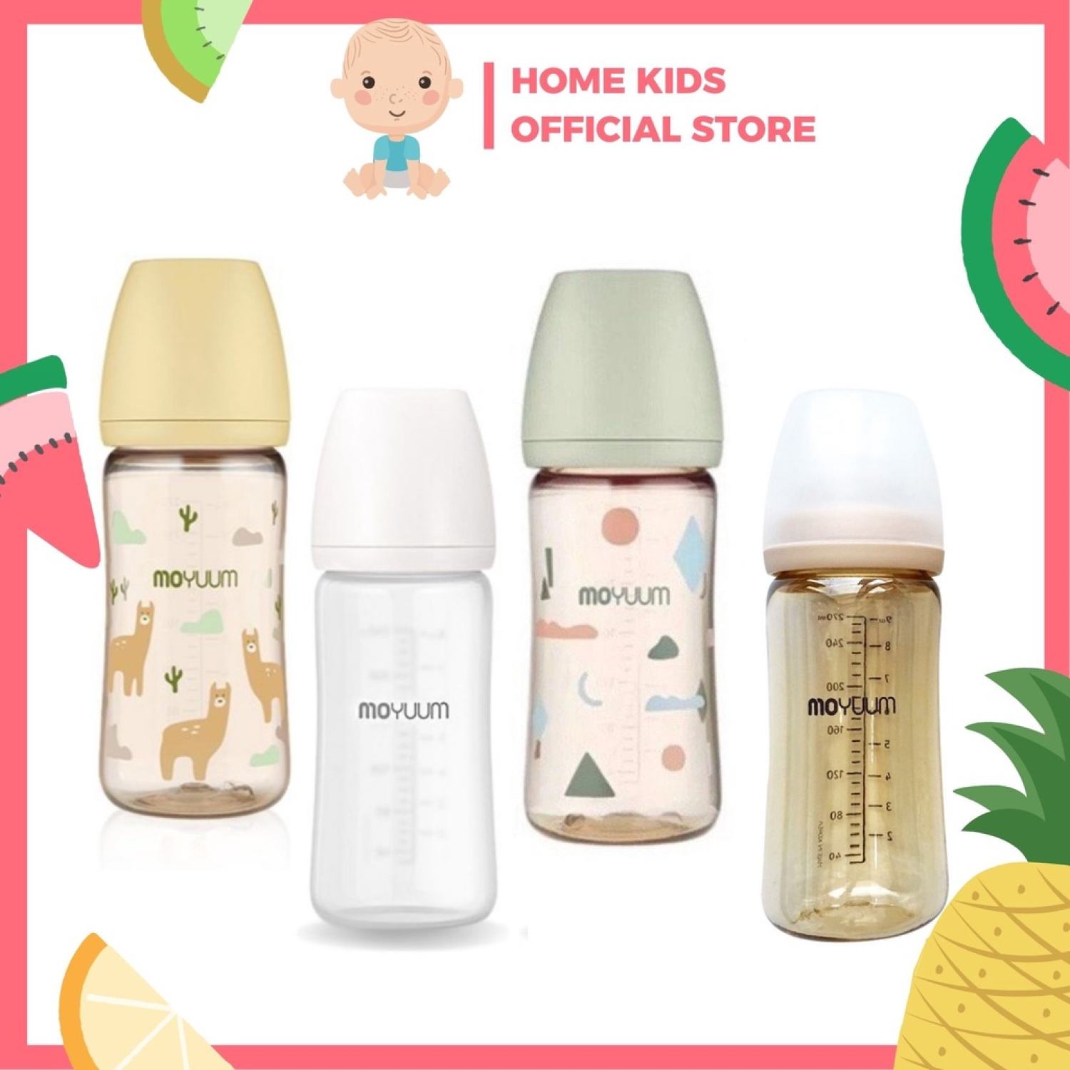 Bình sữa moyuum đủ loại hàn quốc 170ml, 270ml