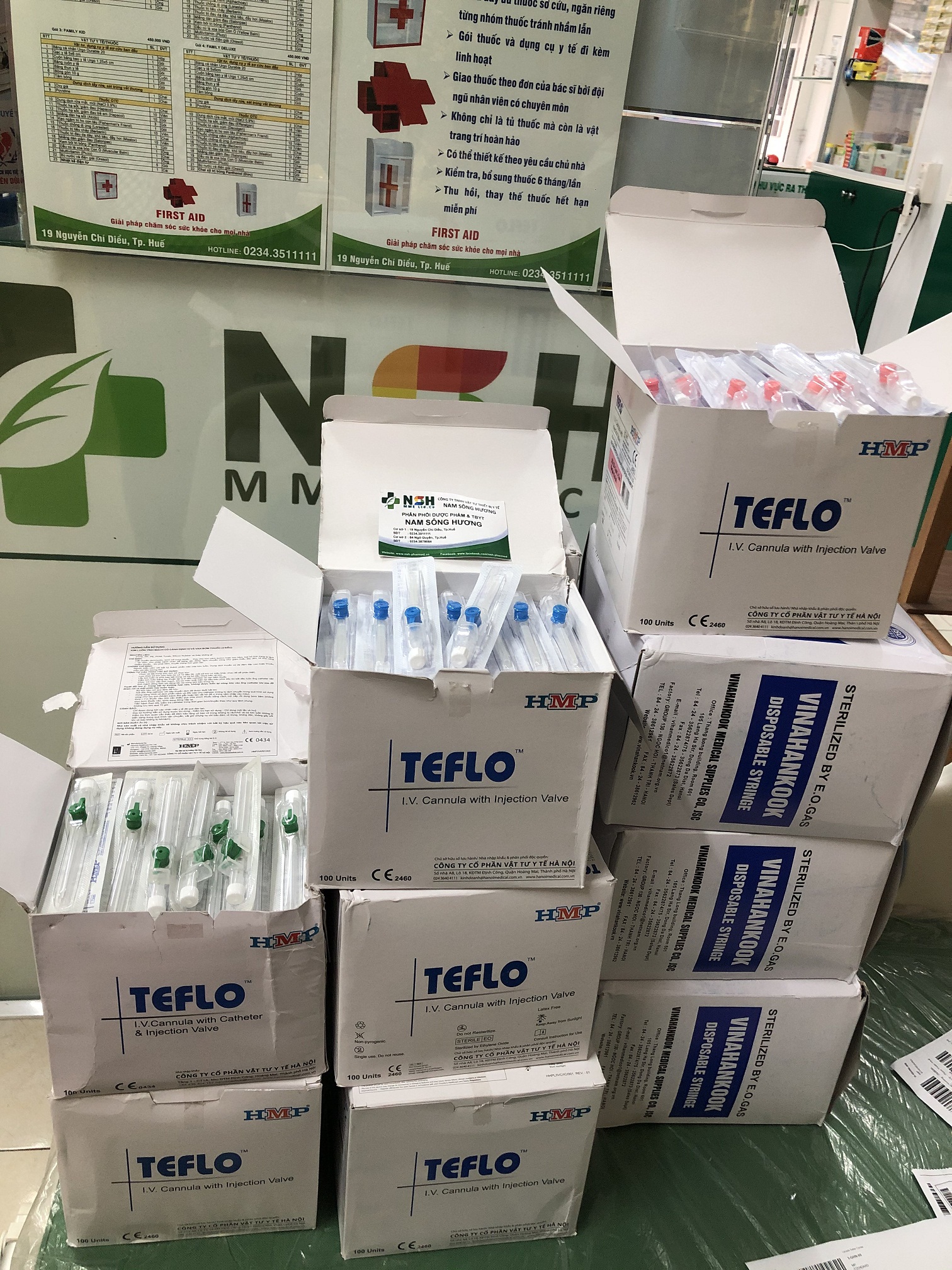 Hộp 100 cây kim luồn tĩnh mạch teflo kim catheter tiêm truyền tĩnh mạch teflo ấn độ đủ size 20g 22g 24g