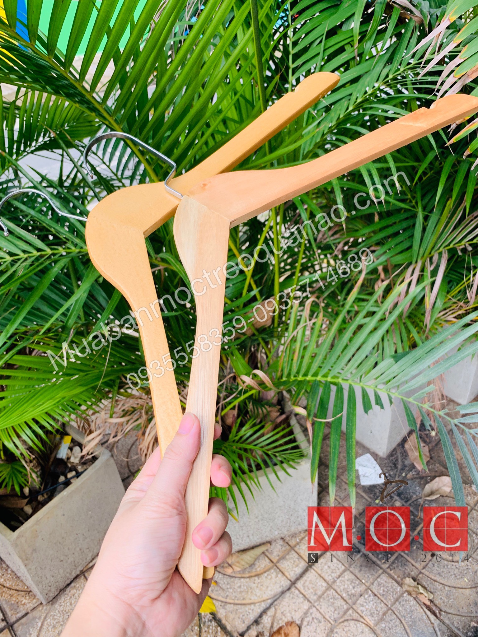 Móc gỗ vàng cao cấp
