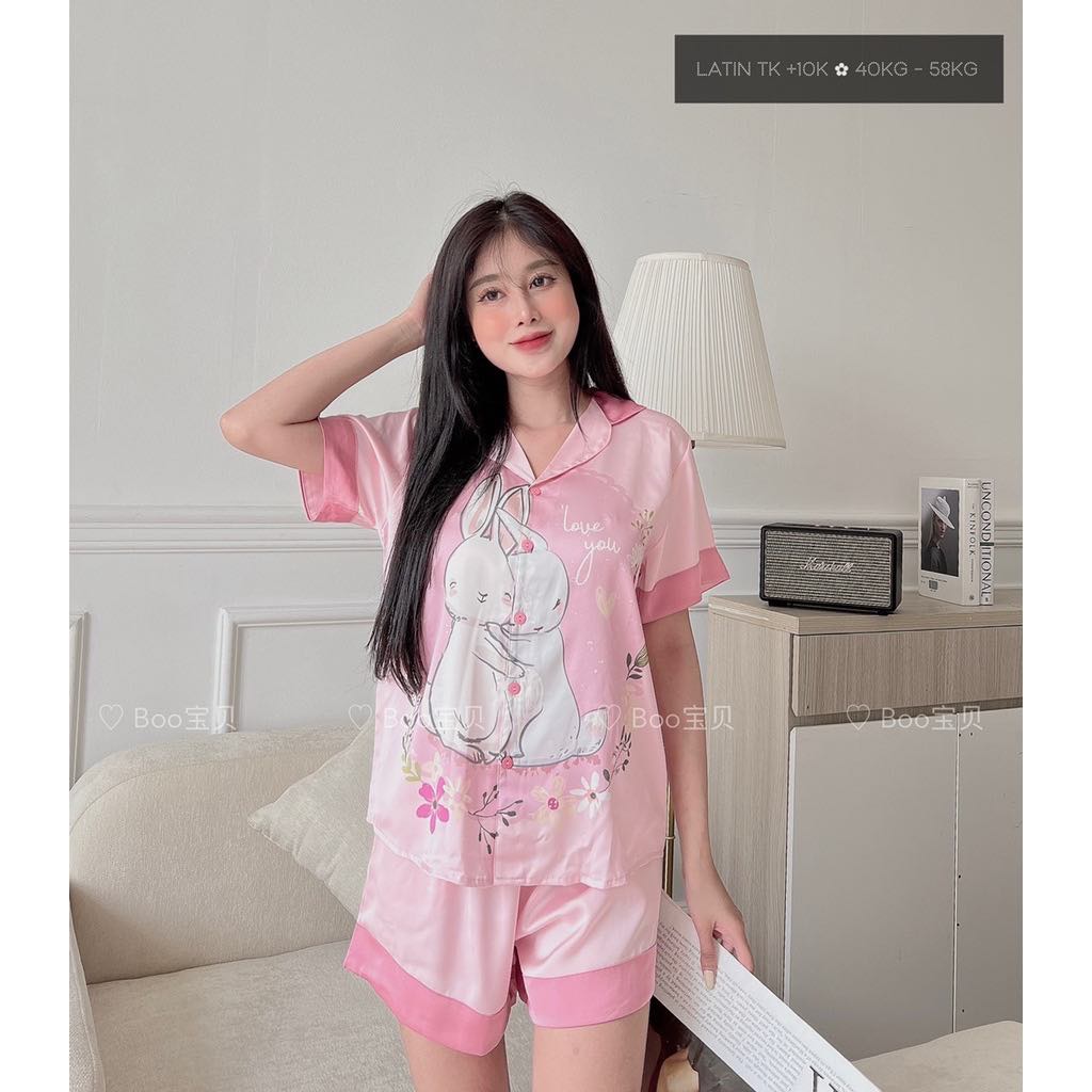 Đồ bộ mặc nhà Pijama Latin đùi Form dưới 58kg
