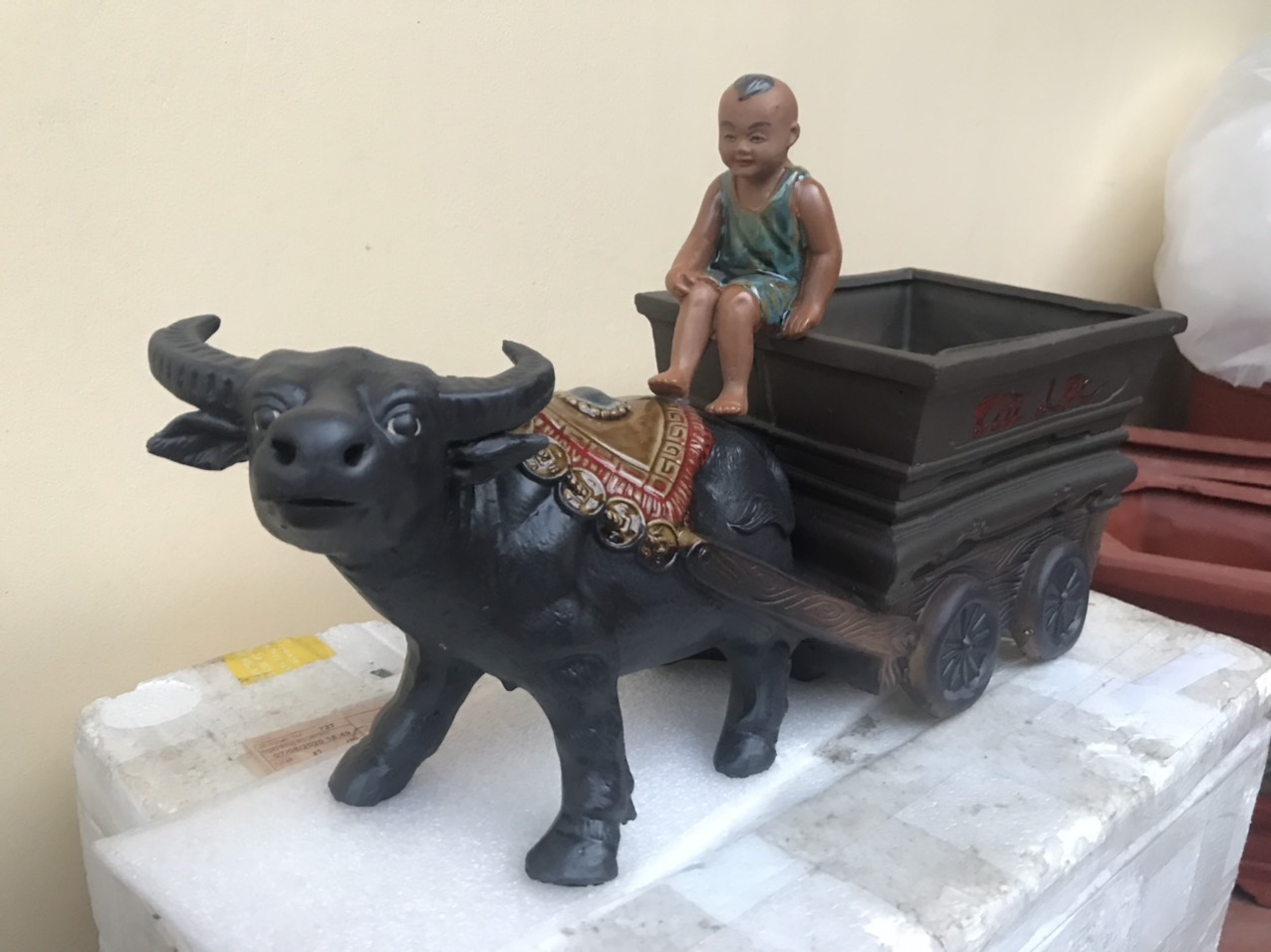 Em bé chăn trâu kéo Tài Lộc