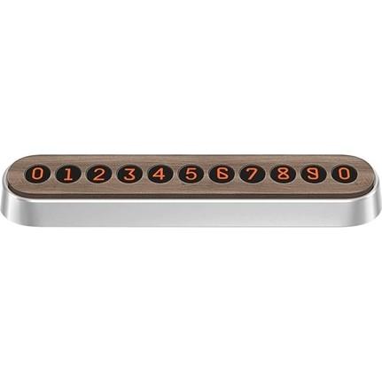 Bảng Số điện thoại Wood Wood Texture Temporary Parking Number Plate phân phối bởi tspshop