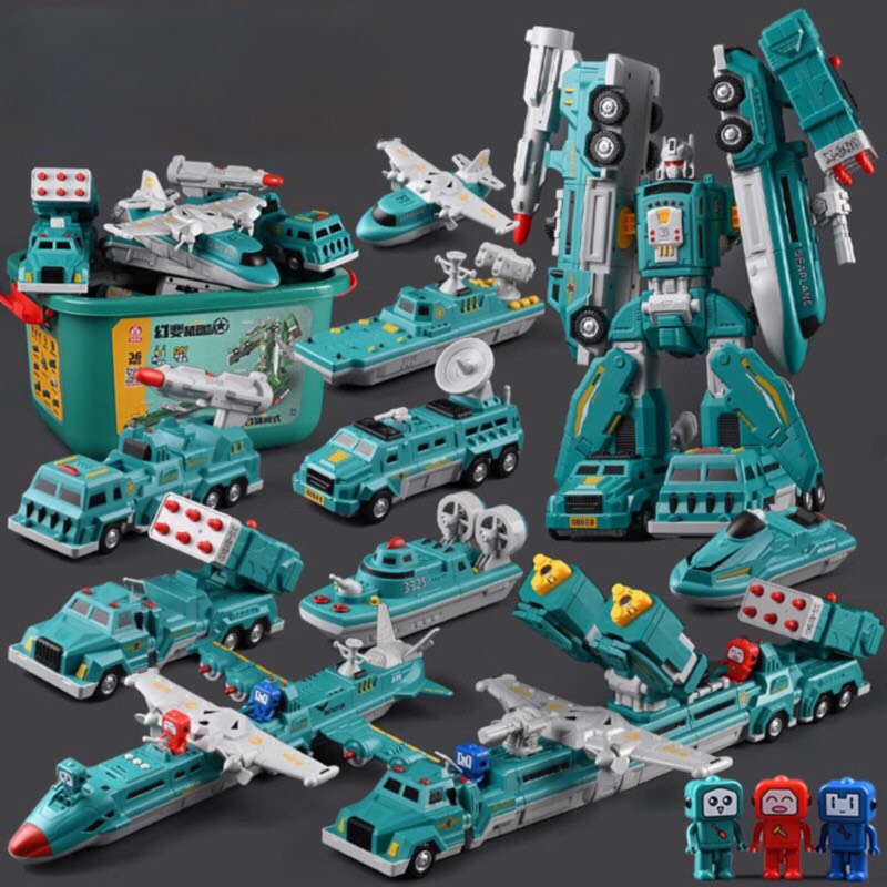 Đồ chơi trẻ em lắp ráp ô tô máy bay robot biến hình transformer nam châm cao cấp cho bé phát triển trí tuệ