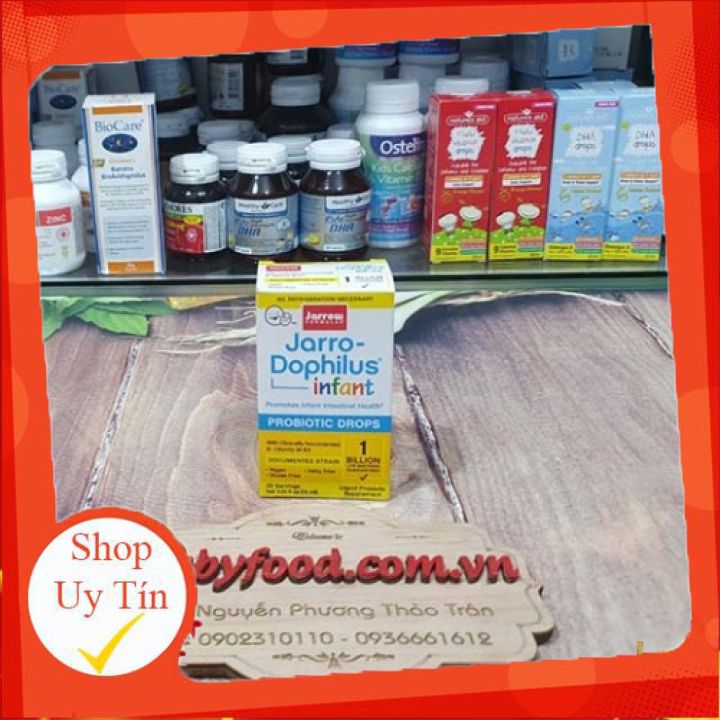 Men vi sinh Jarro Dophilus cho trẻ từ sơ sinh của Mỹ 15ml