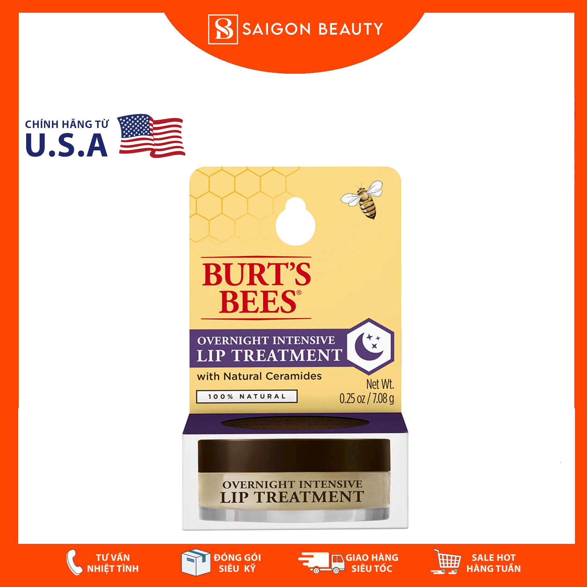 Son Dưỡng Burt’s Bees Overnight Intensive Lip Treatment