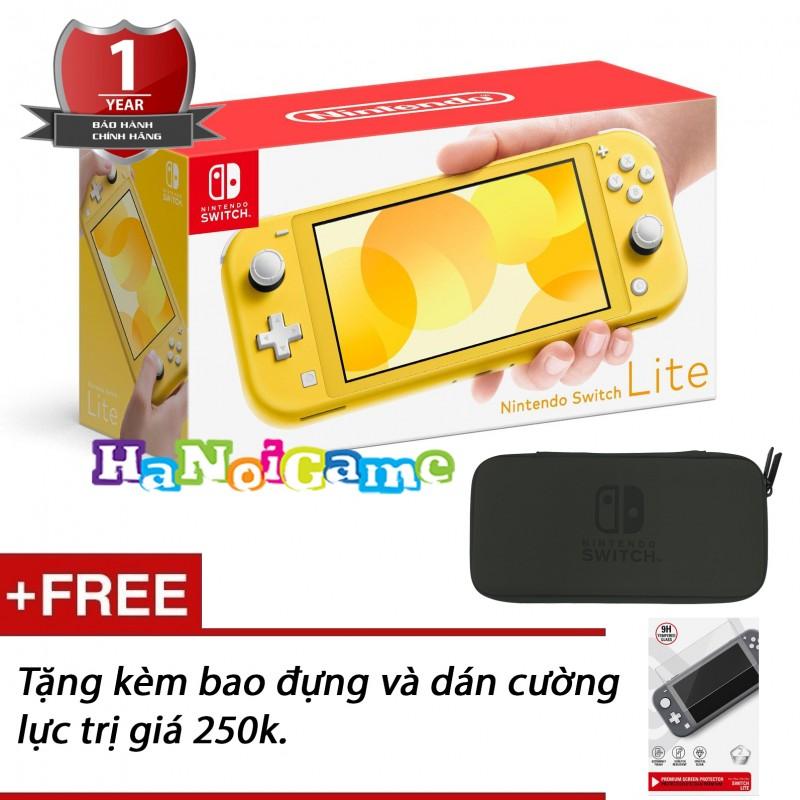 Máy chơi game NINTENDO SWITCH LITE 2019 HÀNG NHẬP KHẨU (PIN LÂU HƠN, MÀU YELLOW, TẶNG KÈM BỘ PHỤ KIỆN)