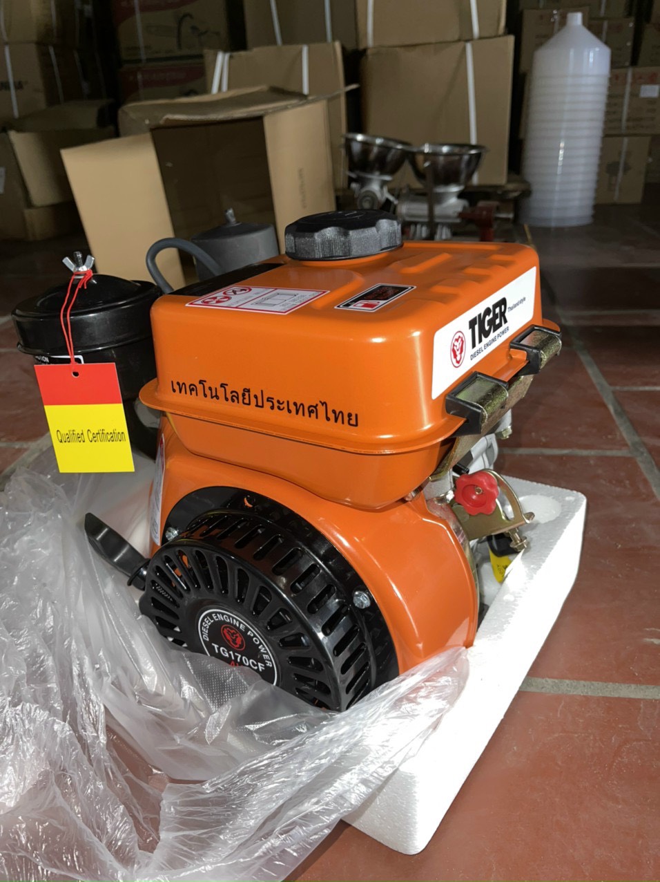 Động cơ 6.5 hp chạy dầu tiger