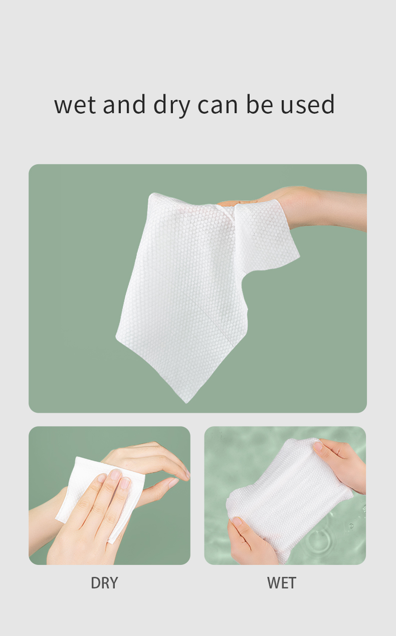 deeyeo khăn bông siêu mềm họa tiết thỏ mềm mại và thân thiện với làn da cho làn da nhạy cảm 1 gói(100 miếng) 1