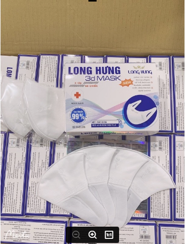 Combo 2 hộp khẩu trang long hưng 3d mask hàn quốc