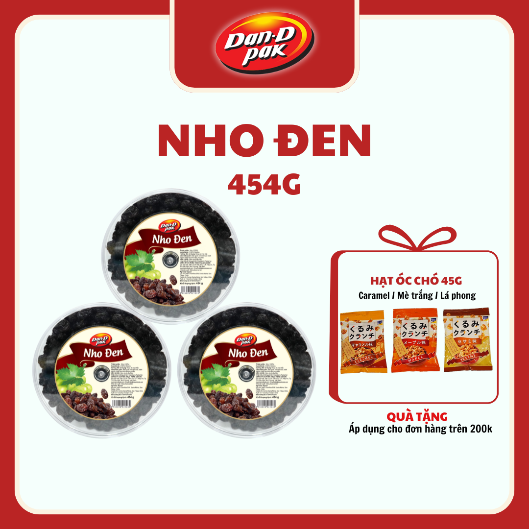 Nho đen 454g dan d pak