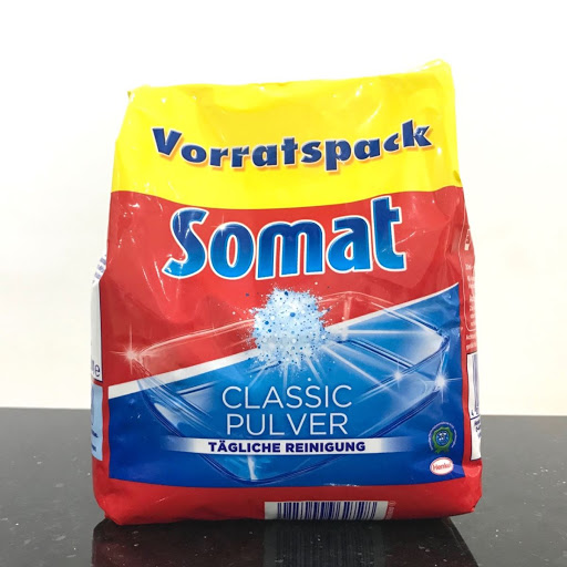 Bột Rửa chén bát Somat Detergent Đức chuyên dùng cho máy rửa bát + Tặng que thử nước cứng