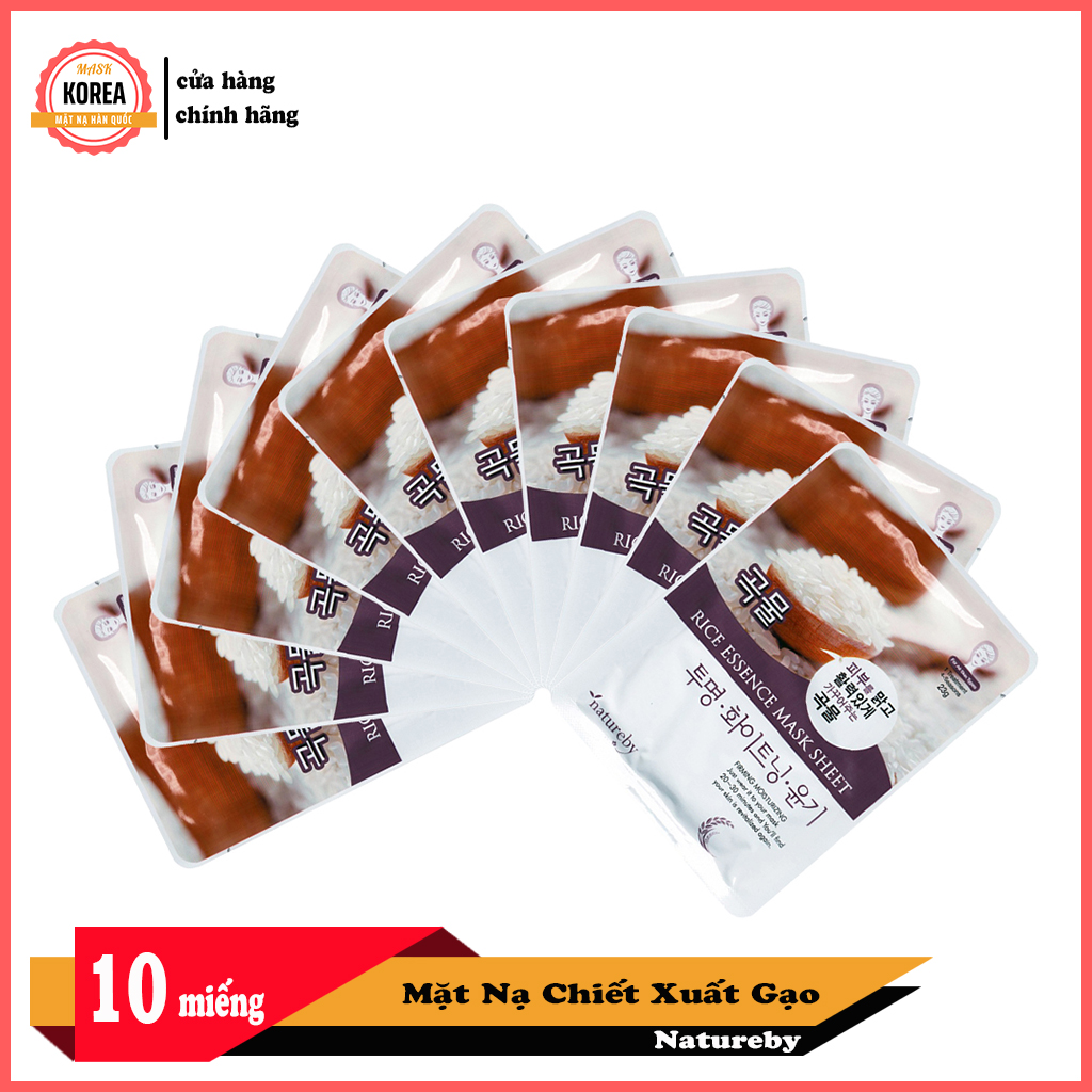 Mặt nạ gạo natureby hàn quốc
