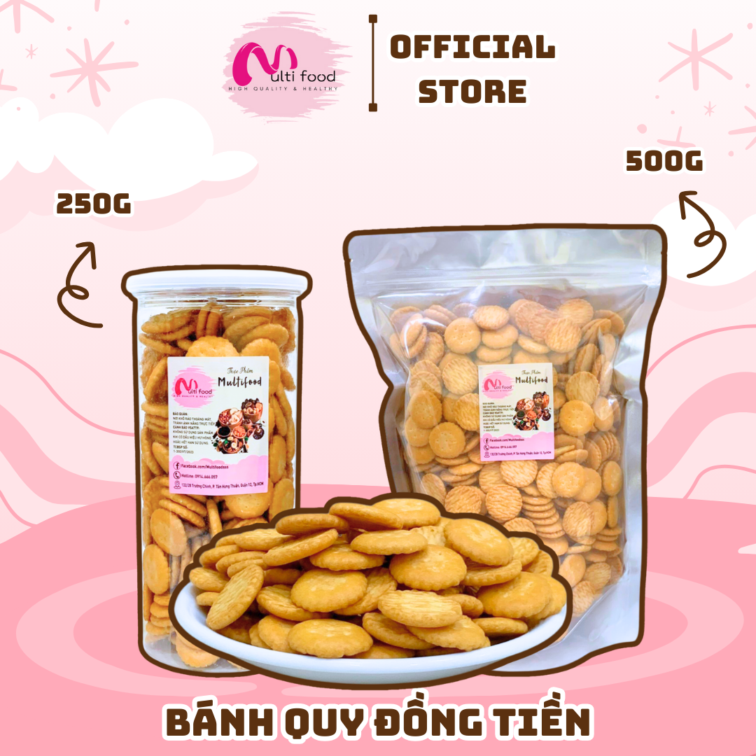 Bánh quy mặn đồng tiền bánh tuổi thơ - multifood