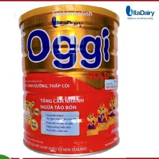 Sữa bột oggi gold 900g tăng cân, ngừa táo bón