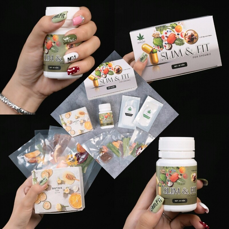 Giam can SLIM&FIT siêu giảm cân cho cơ địa khó ( hộp 30 viên)