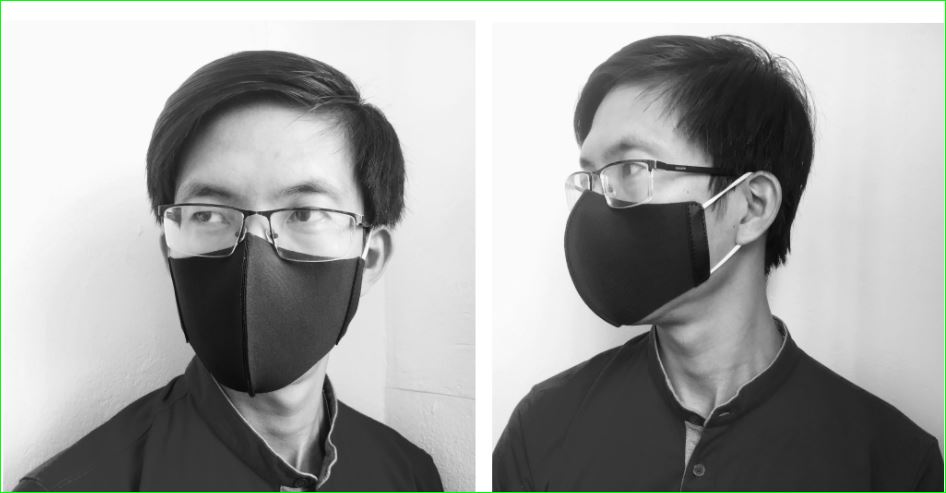 Khẩu trang thời trang EMOCIO , chống bụi chống nắng, chất vải Air Mesh ép cách nhiệt, Sử dụng nhiều lần sau khi giặt