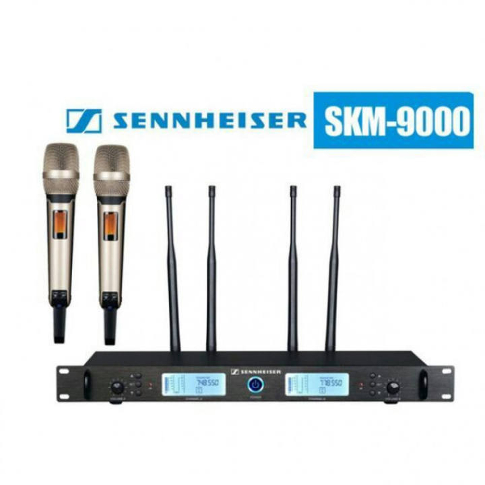 [HCM][SALE 50%] Micro Không Dây Shennheiser SKM 9000 – 4 Râu Micro Karaoke không dây Micro không dây Sennheiser SKM 9000 thiết bị mang lại âm thanh sáng rõ trung thực và độ chuyên nghiệp cao sóng cực mạnh