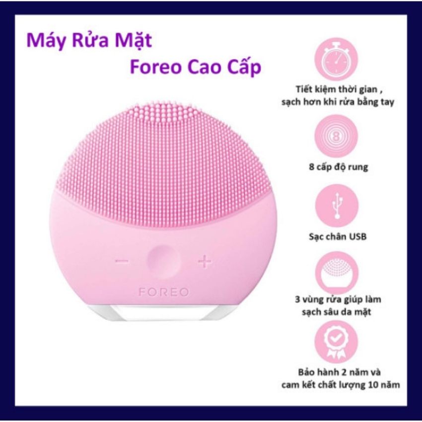 [ SALE 50% ] Máy rửa mặt mini đa năng FREO Luna Mini 2 Máy Rửa Mặt Massage Da Mặt - Máy Rửa Mặt Làm Sạch Với Công Nghệ T-Sonic Với Tám Cường Độ Dung - Thu Nhỏ Lỗi Chân Lông - Làm Sạch Sâu - Gấp 55 Lần - Bảo Hành 3 Năm Toàn Quốc.