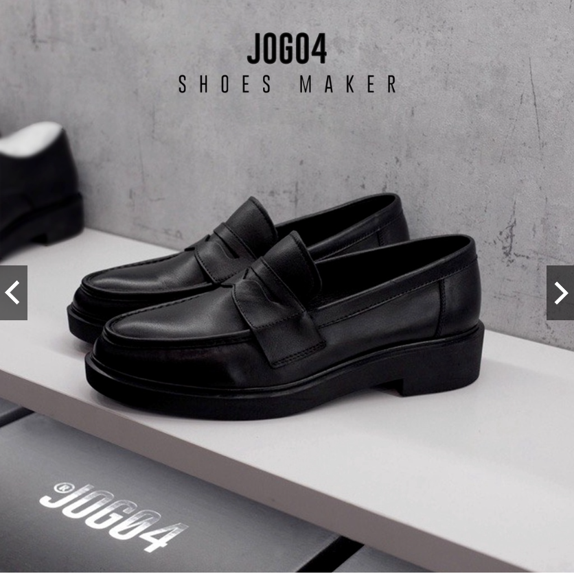 Giày tây nam Penny loafer JOG04 - Giày nam da bò nhập khẩu nguyên tấm , tăng chiều cao 4cm cho nam ( D3 ) - Giày nam cao cấp JOG04