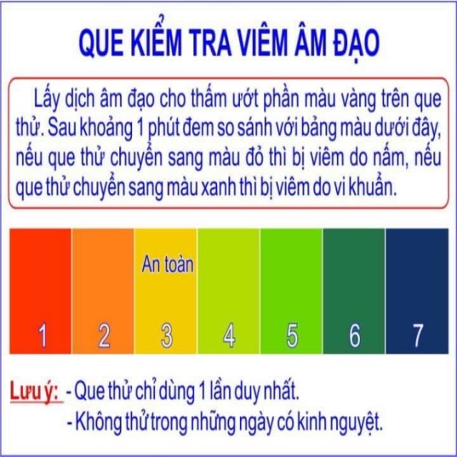 Set 3 que thử viêm âm đạo