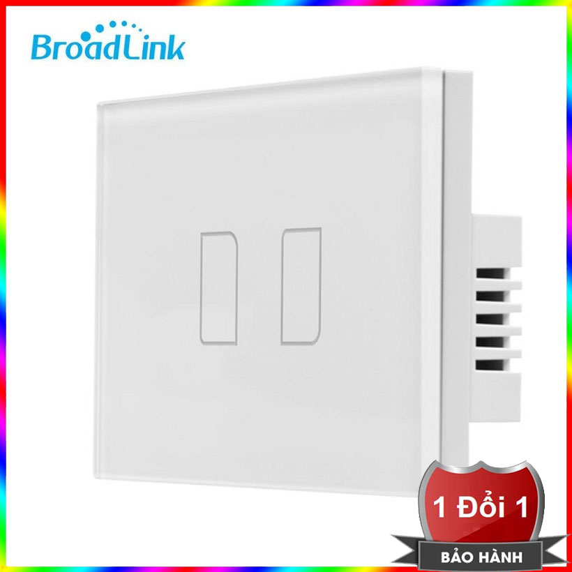 Công tắc cảm ứng, điều khiển từ xa Broadlink TC2 chuẩn US - 2 phím - Bảo hành 1 đổi 1