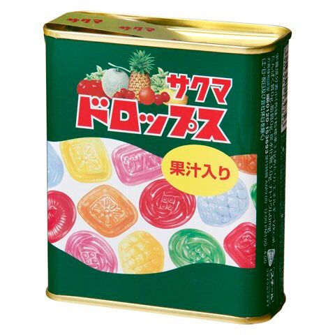 Kẹo trái cây sakuma drops hộp thiếc phiên bản anime demon slayer tgdq 80gr - nhật bản