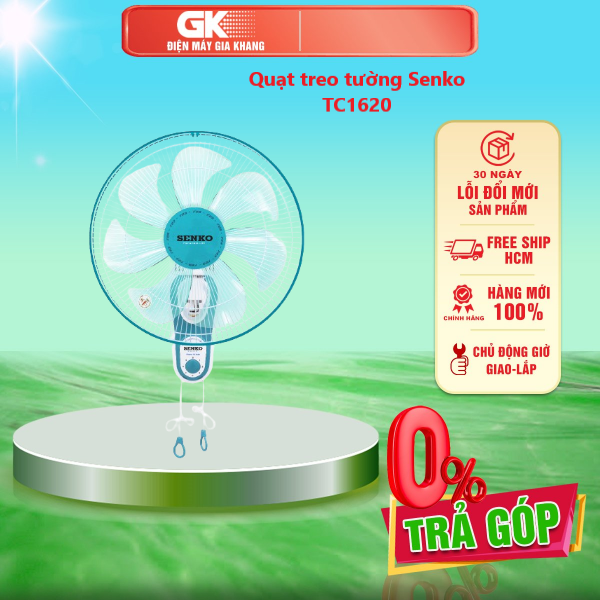 Quạt treo tường senko tc1620 - giao toàn quốc - freeship hcm