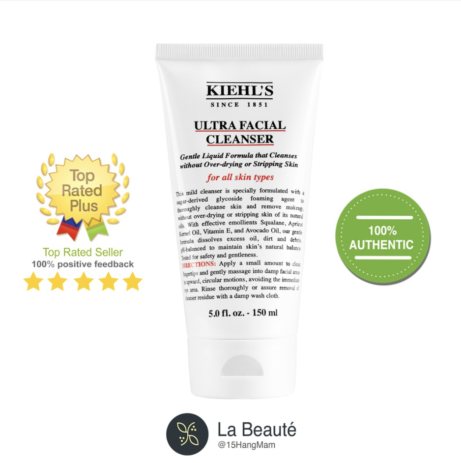 Kiehl's Ultra Facial Cleanser - Sữa Rửa Mặt Dịu Nhẹ