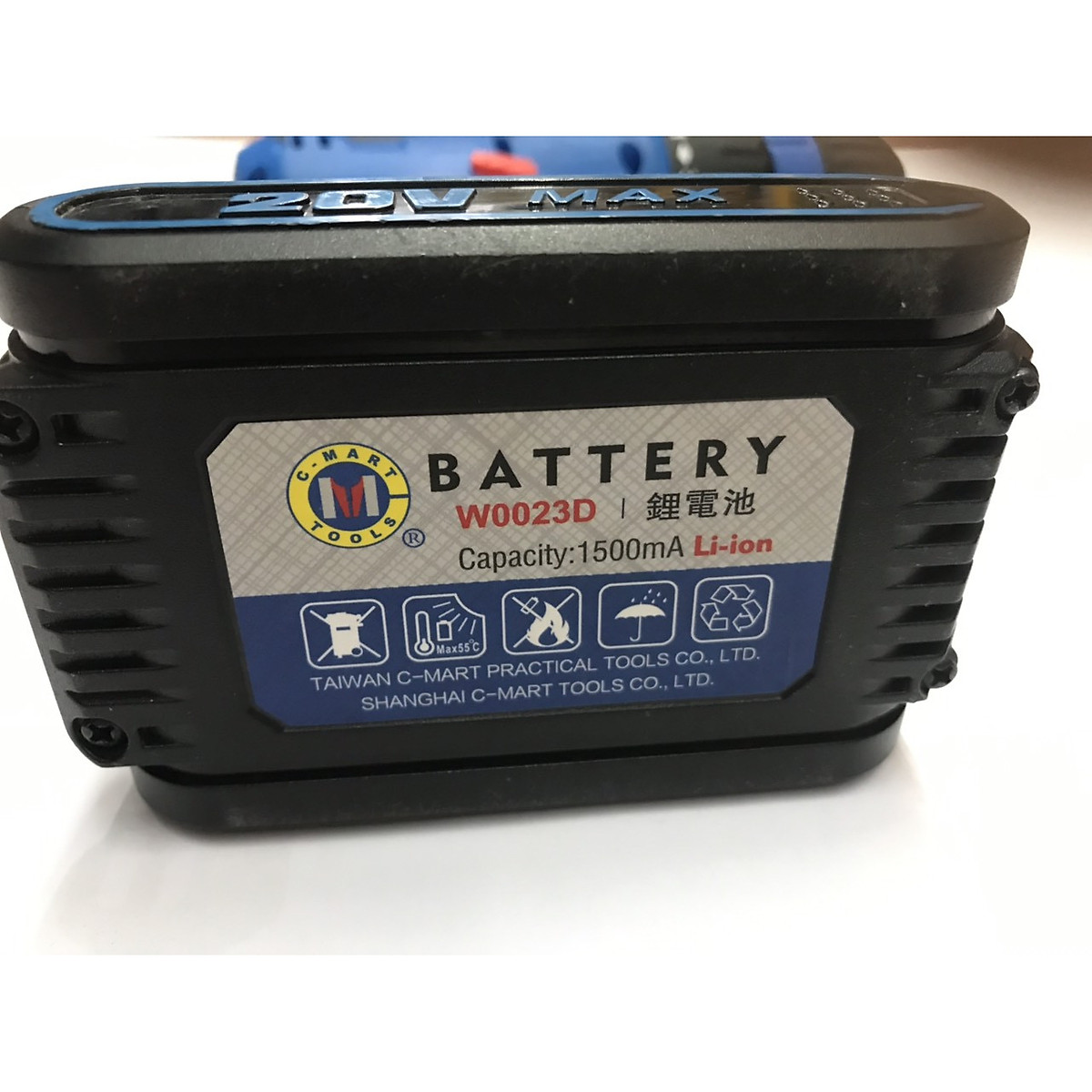 Pin 20v máy khoan pin c-mart w0023 - 20v
