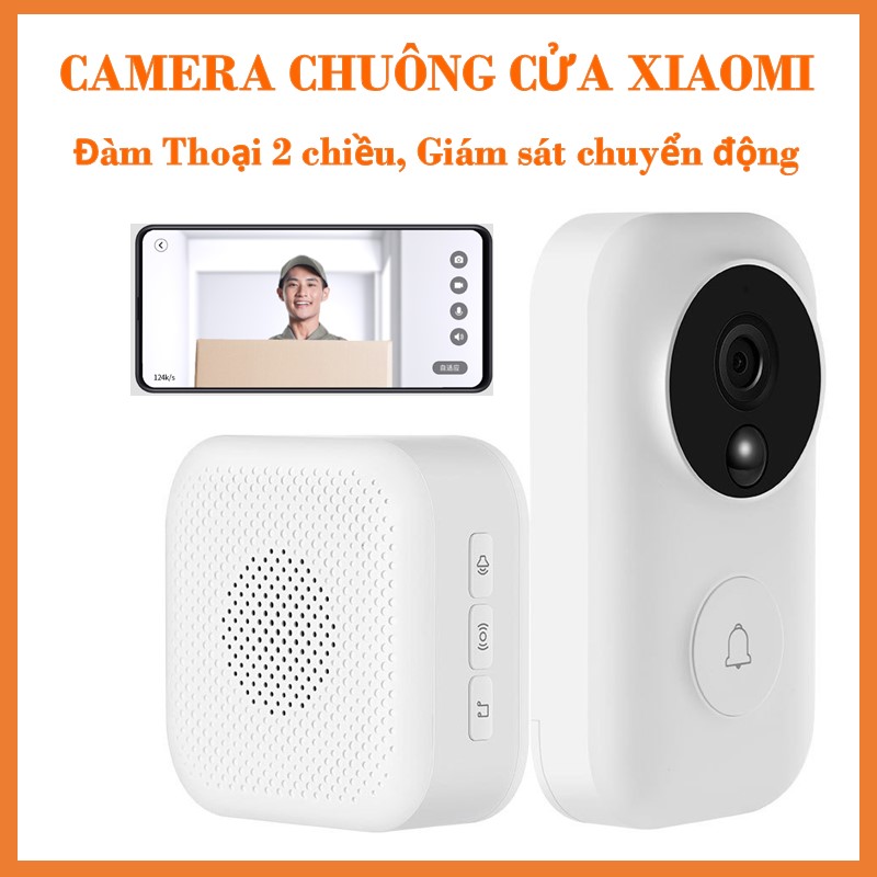 Camera Chuông Cửa Xiaomi Thông Minh không dây Xem video bằng điện thoại đàm thoại 2 chiều