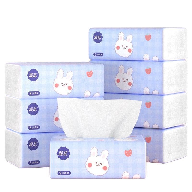 Gói giấy ăn thỏ vỏ xanh 4 lớp