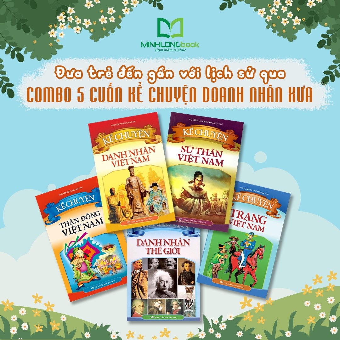 Sách: Combo Kể Chuyện Danh Nhân Xưa
