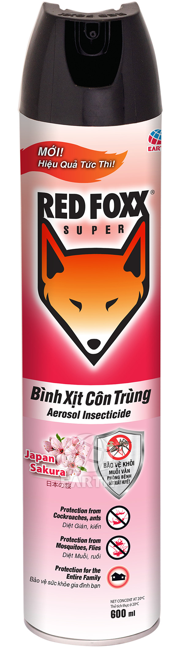 Bình xịt côn trùng red foxx 600ml