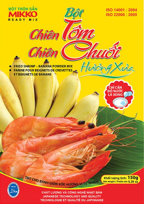 MIKKO - Bột chiên tôm, chiên chuối