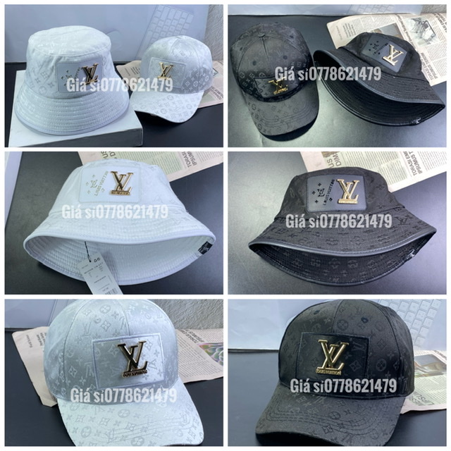 Combo 1 set 2 nón lưỡi trai - mũ bucket : có phân loại lẻ