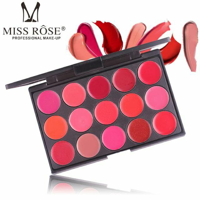Bảng son lì 15 màu Miss Rose