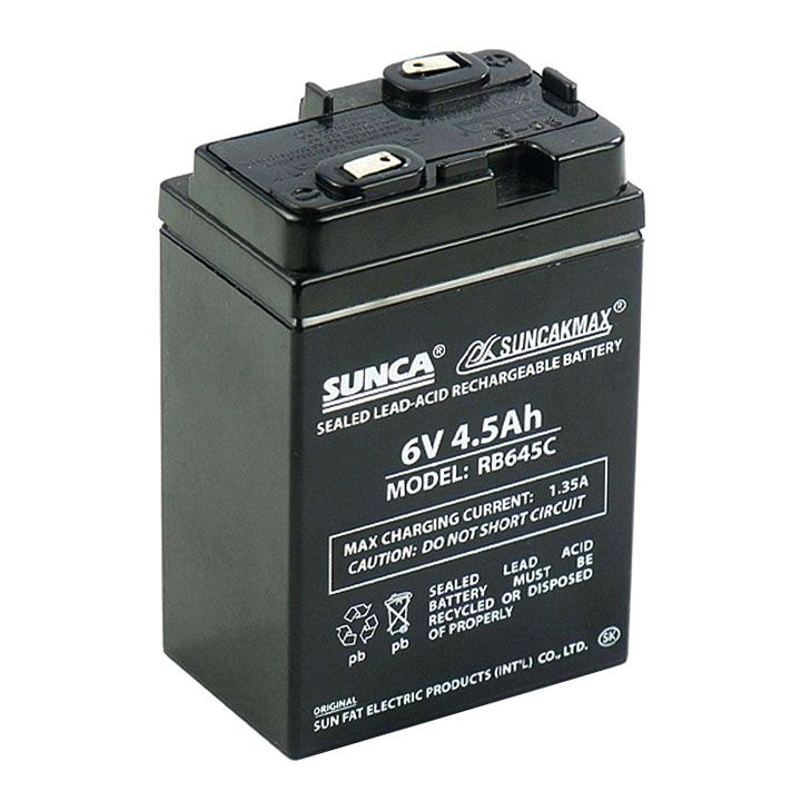 Ắc quy Sunca 6V 4.5ah - Ắc quy 4.5ah 6V sunca - RC645C/ RB640CS