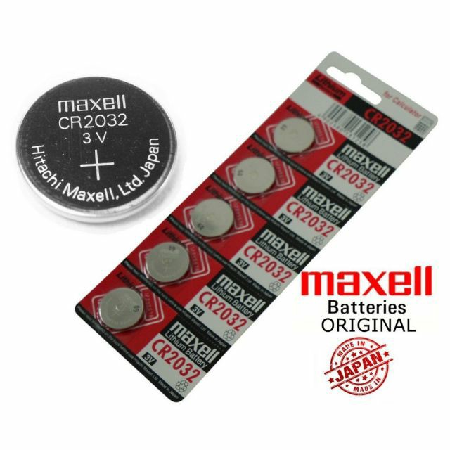 Pin cmos cr2032 maxell lithium battery 3v smartkey
