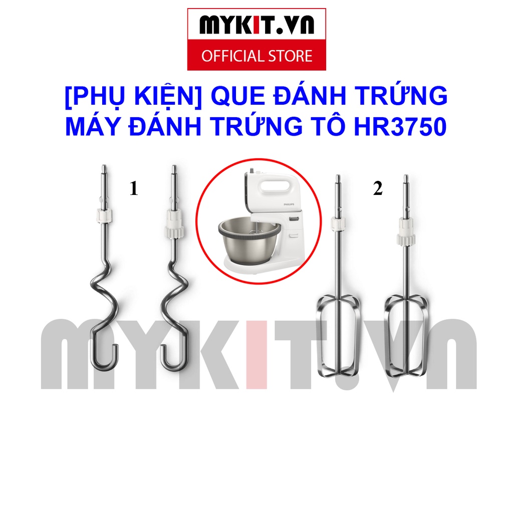 Phụ kiện - máy đánh trứng philips hr3750
