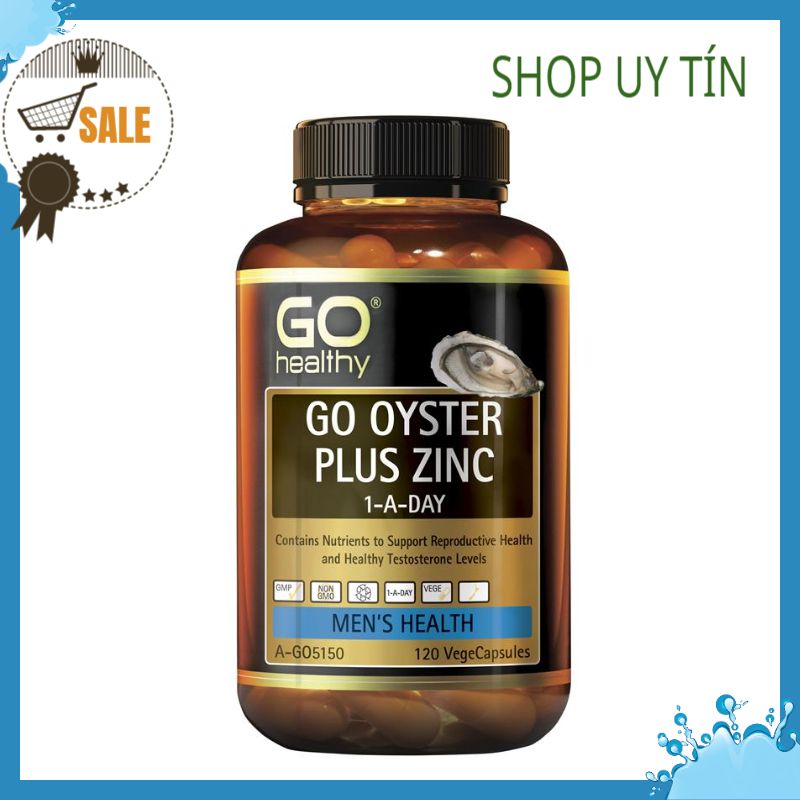 Tinh Chất Hàu Go Healthy Oyster Plus Zinc 120 Viên Chuẩn Store Úc Đi Air