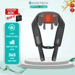 Máy Masage Cổ Vai Gáy KINGTECH S6, Masage Shiatsu 3D, Nhiệt Hồng Ngoại, Tích Điện, Matxa Nhiều Vị Trí - Chính Hãng