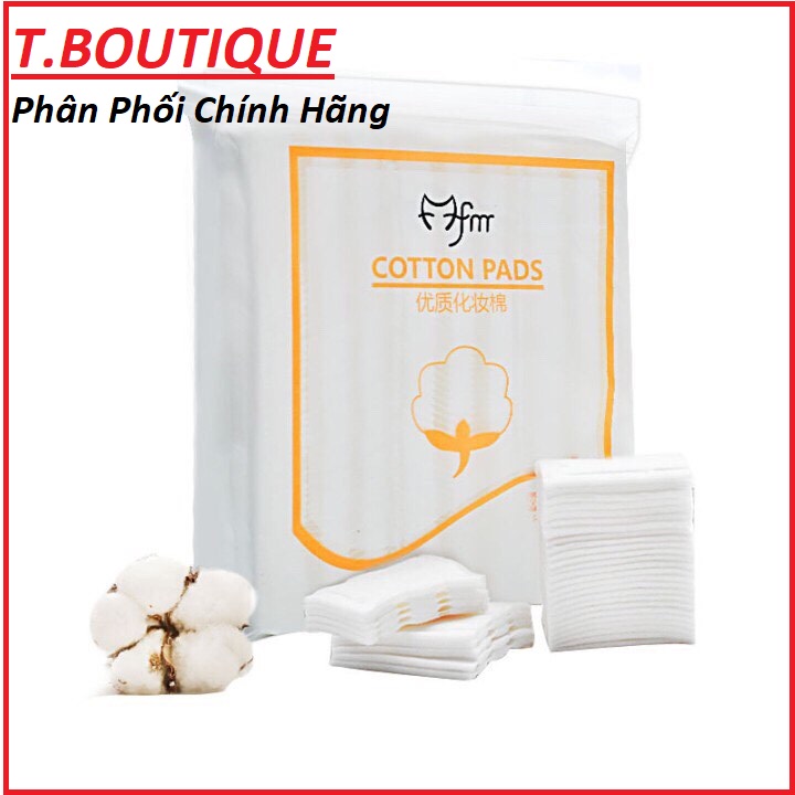 Bông tẩy trang 3 lớp Cotton Pads [Túi 222 miếng dày dặn]