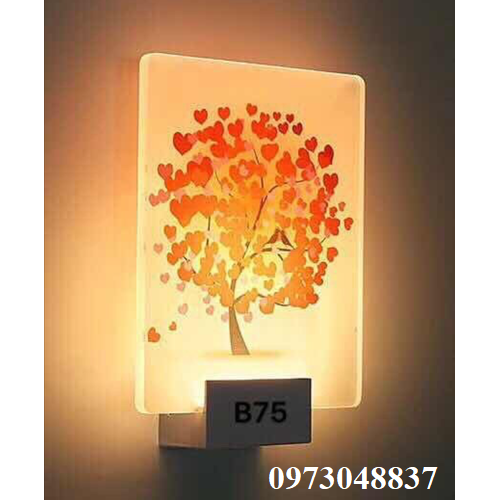 Đèn gắn tường 3D  trang trí hành lang, cầu thang, phòng ngủ