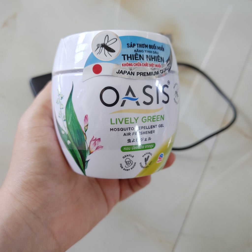 Sáp thơm đuổi muỗi oasis 180 g