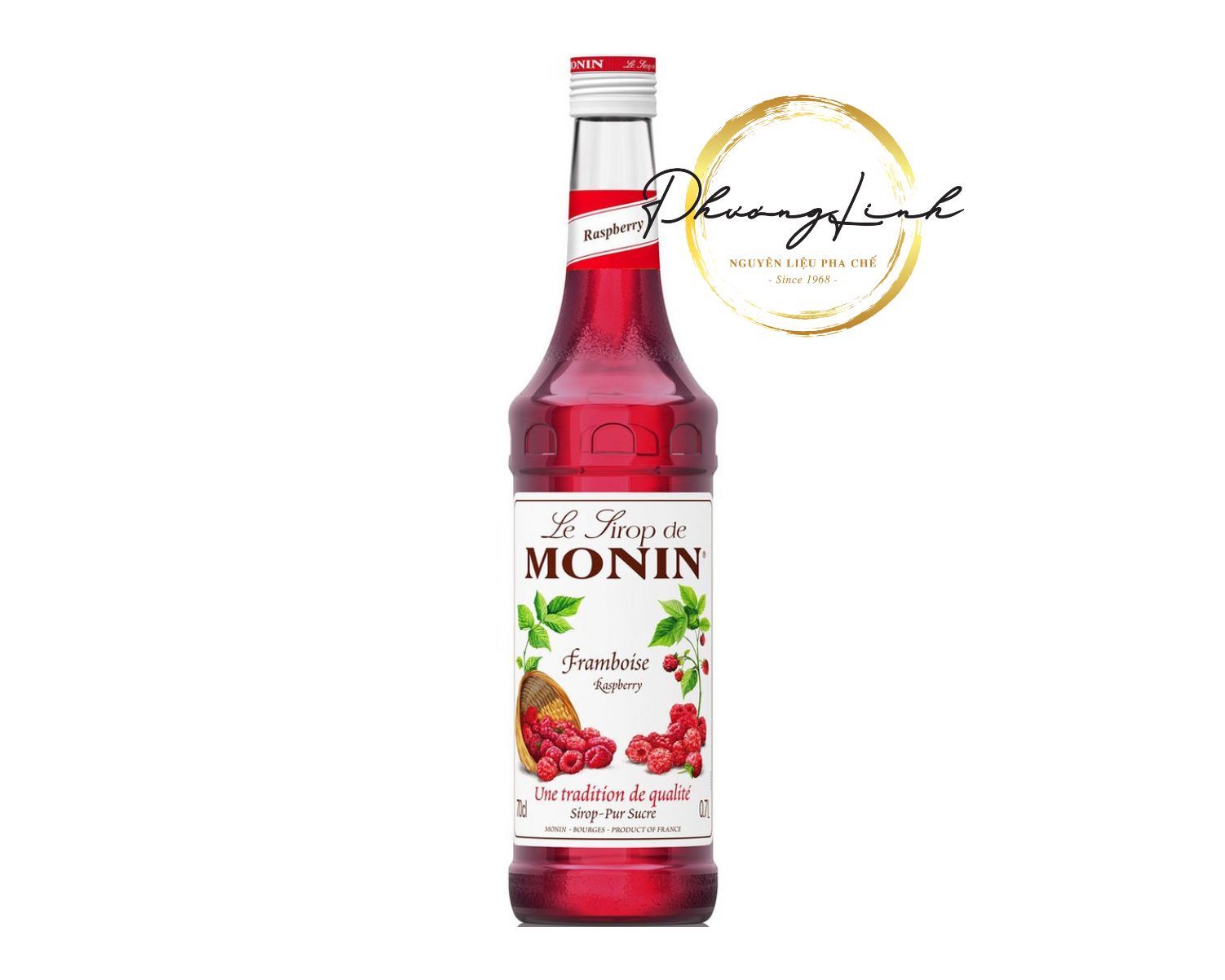 Syrup vị phúc bồn tử hiệu monin thể tích chai 730ml hàng nhập khẩu malaysia sản phẩm đúng như mô tả 100%